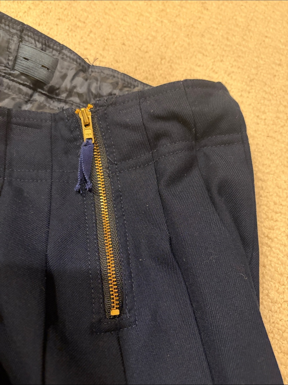 Crewcuts Navy Pleated Skirt for Kids - Picture 3 of 4
